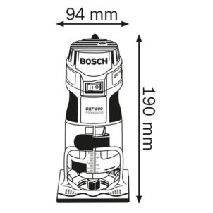 GKF 600 Professional Palm Router 600W 240V - Image 2