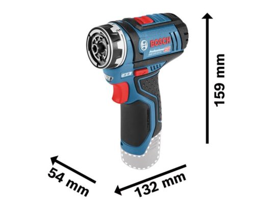 GSR 12V-15 FC Pro FlexiClick Drill Driver + Attachment 12V Bare Unit - Image 2