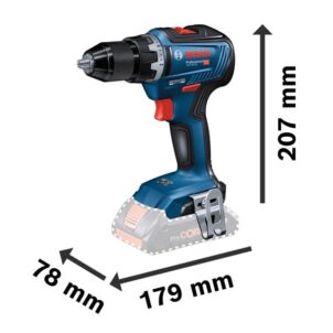 GSR 18V-55 Professional Drill Driver 18V 2 x 2.0Ah Li-ion - Image 2