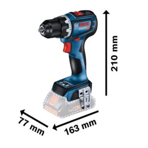 GSR 18V-90C Professional Drill Driver 18V 2 x 4.0Ah Li-ion - Image 2