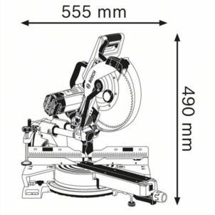 GCM 350-254 Professional Mitre Saw 1450W 110V - Image 2