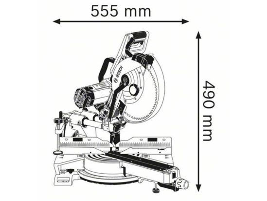 GCM 350-254 Professional Mitre Saw 1450W 110V - Image 2