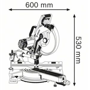 GCM 12 SDE Professional Sliding Mitre Saw 1450W 110V