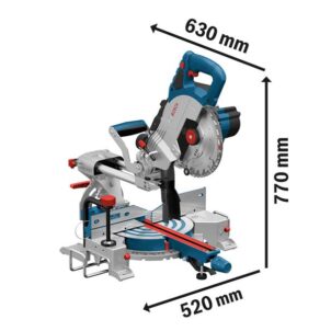 GCM 18V-216 Professional BITURBO Mitre Saw 18V Bare Unit - Image 2
