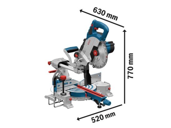GCM 18V-216 Professional BITURBO Mitre Saw 18V Bare Unit - Image 2