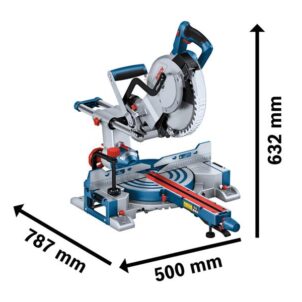 GCM 18V-254 D Professional BITURBO Mitre Saw 18V Bare Unit - Image 2