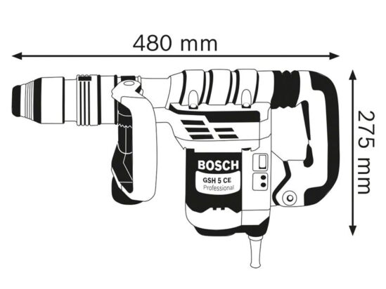 GSH 5 CE SDS-Max Professional Demolition Hammer 1150W 110V - Image 2