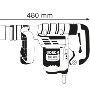 GSH 5 CE SDS-Max Professional Demolition Hammer 1150W 240V - Image 2