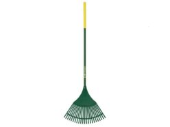 Evergreen Plastic Leaf Rake Aluminium Shaft