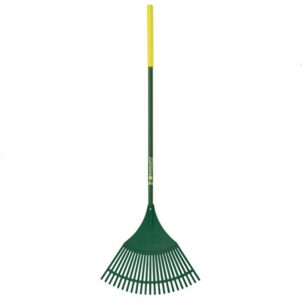 Evergreen Plastic Leaf Rake Aluminium Shaft