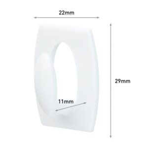 White Mini Hooks Value Pack (Pack 18) - Image 5