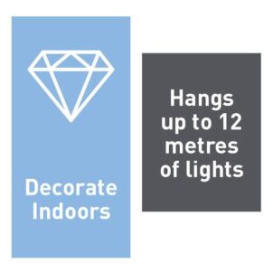 Clear Decorating Clips with Clear Strips (Pack 20)