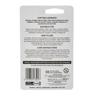 Copydex Adhesive Tube 50ml - Image 2