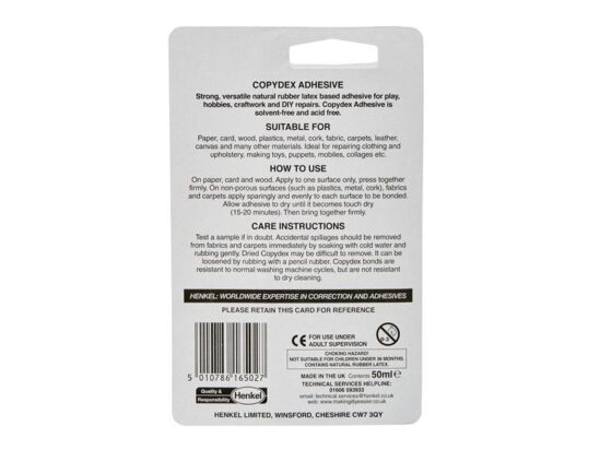 Copydex Adhesive Tube 50ml - Image 2