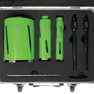 DCDKIT7 Diamond Dry Core Drill Bit Set, 7 Piece