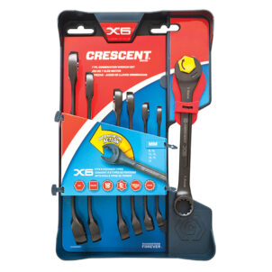 X6™ Open End Ratcheting Spanner Set, 7 Piece