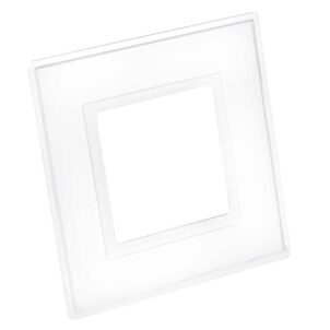 Clear Finger Plate 1-Gang (Pack of 2)