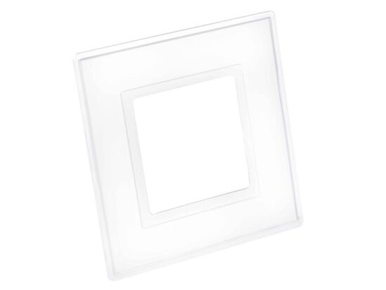 Clear Finger Plate 1-Gang (Pack of 2)