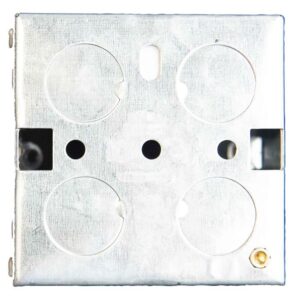 Metal Back Box 1-Gang 35mm