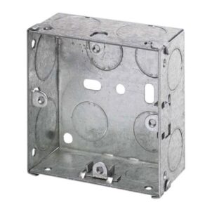 Metal Back Box 1-Gang 25mm