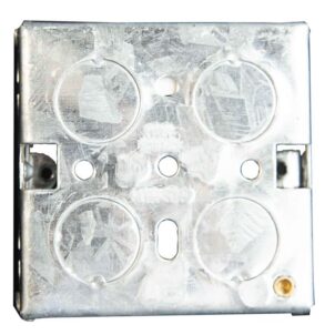 Metal Back Box 1-Gang 16mm
