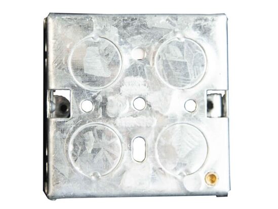 Metal Back Box 1-Gang 16mm
