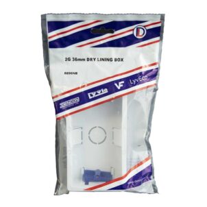 Dry Lining Box 2-Gang 36mm - Image 2
