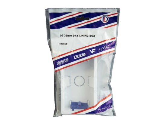Dry Lining Box 2-Gang 36mm - Image 2