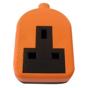 Trailing Socket 13A 1-Gang Orange