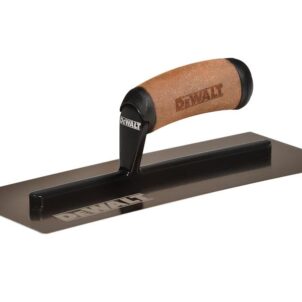 Curved Gold Stainless Steel Finishing Trowel 12in