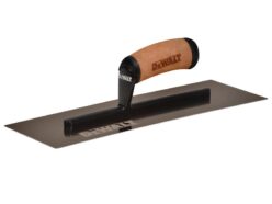 Curved Gold Stainless Steel Finishing Trowel 14in