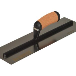0.5mm FLEX Stainless Steel Flat Trowel, Leather Handle 16in