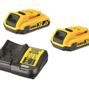 DCB183 2C 18V Battery & Charger Pack - 2 x 2Amp Batteries + 1 x DCB112 Charger