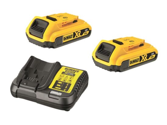 DCB183 2C 18V Battery & Charger Pack - 2 x 2Amp Batteries + 1 x DCB112 Charger