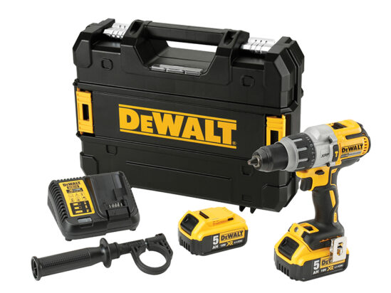 DCD996P2 XR Brushless Combi Drill 18V 2 x 5.0Ah Li-ion - Image 2