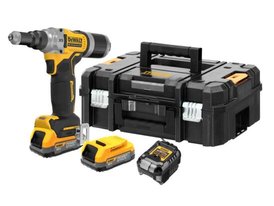 DCF414E2T XR 1/4in Brushless Riveter 2 x 1.7Ah POWERSTACK™ Li-ion - Image 2