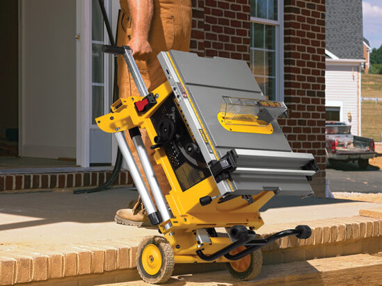 DEWDE7400-XJ Heavy-Duty Rolling Table Saw Stand - Image 4