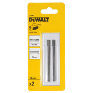 DT3901 TCT Reversible Planer Blades 80mm (Pack 2)