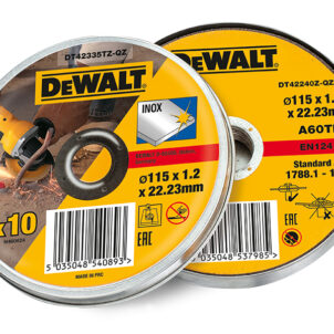 DT42335TZ Inox Metal/Stainless Cutting Disc 115 x 1.2 x 22.23mm (Tin of 10)