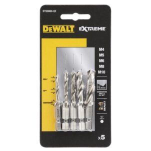 DT50060 Impact Ready Drill Tap Set, 5 Piece