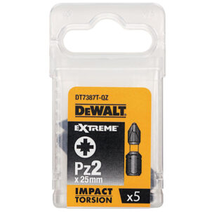 Extreme Impact Torsion Bits PZ2 x 25mm (Pack 5) - Image 2