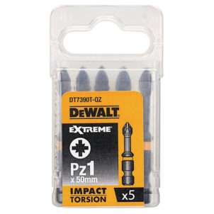 Extreme Impact Torsion Bits PZ1 x 50mm (Pack 5)