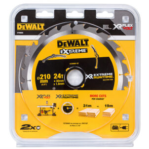 XR FlexVolt Table Saw Blade 210 x 30mm x 24T