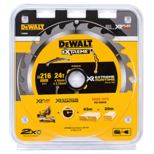 XR FlexVolt Circular Saw Blade 216 x 30mm x 24T