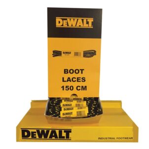 Polyester/Cotton Boot Laces 150cm In Dispenser (60 Pairs)