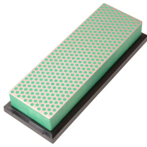 Diamond Whetstone 150mm Plastic Case Green 1200 Grit Extra Fine