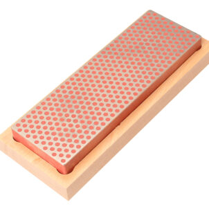 Diamond Whetstone 150mm Wooden Box Red 600 Grit Fine