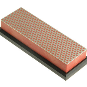 Diamond Whetstone 150mm Plastic Case Red 600 Grit Fine