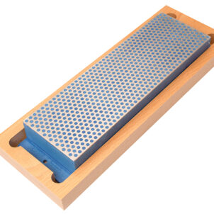 Diamond Whetstone 200mm Wooden Box Blue 325 Grit Coarse