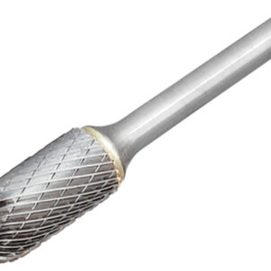 Solid Carbide Bright Rotary Burr Ball Nosed Cylinder 3 x 3mm